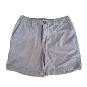 Chubbies Shorts Mens Size Small Gray Chino Flat Front 5.5" Inseam Regular Fit S